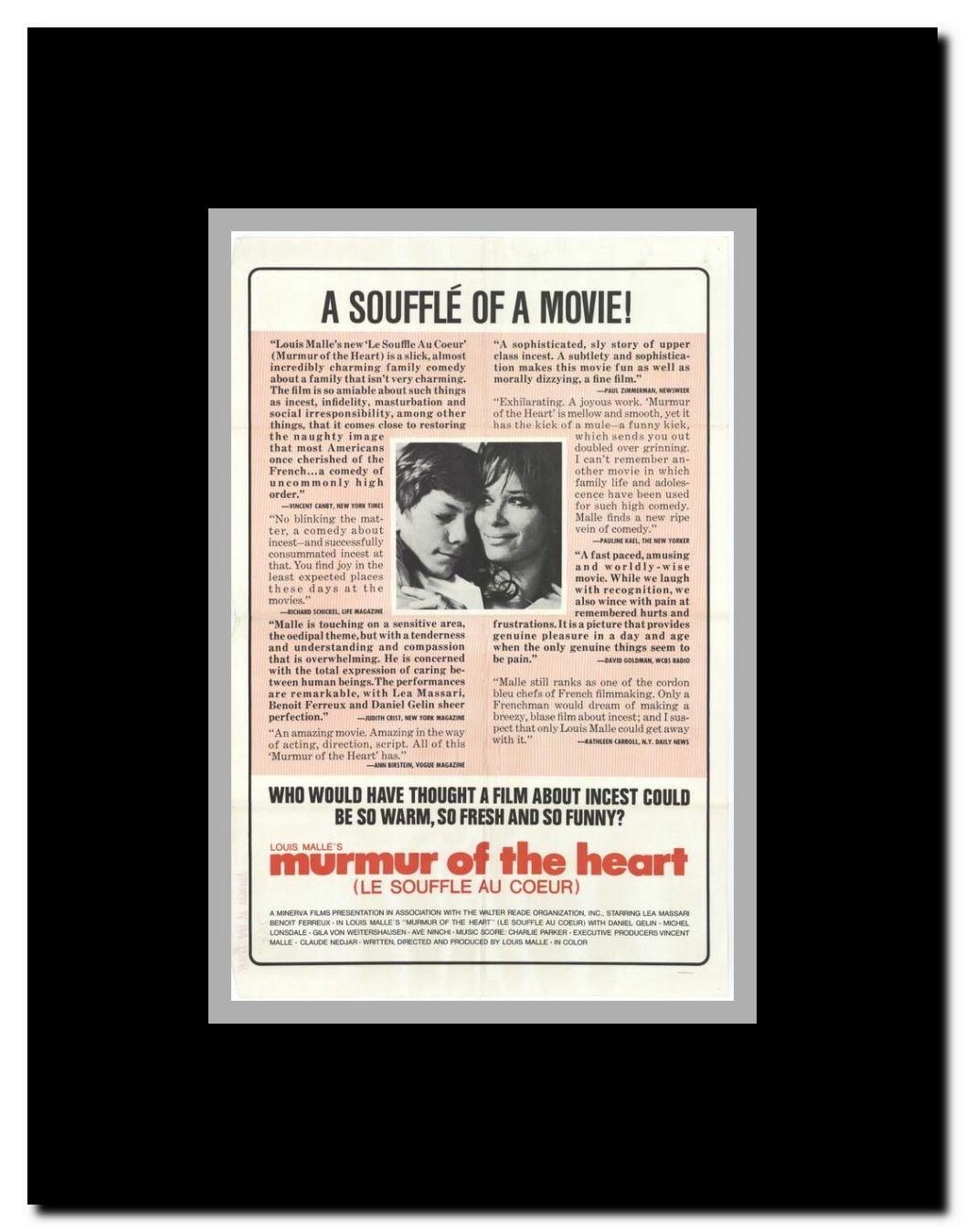 Murmur of the Heart Framed Movie Poster