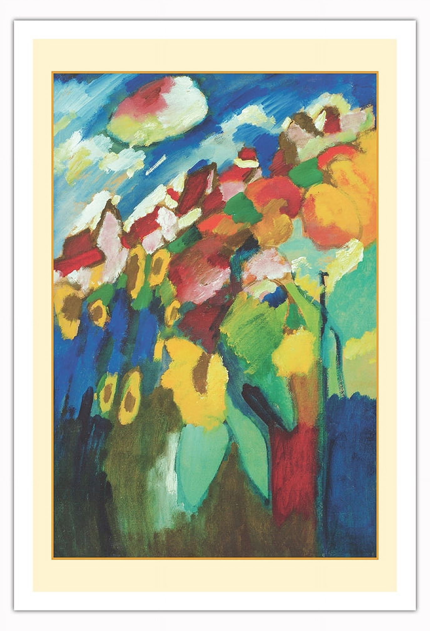 Murnau Garden (Garten) - From an Original Color Painting by