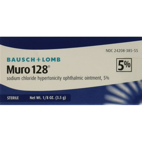 Muro 128 Bausch and Lomb 5 % Ointment, 0.12 Ounce