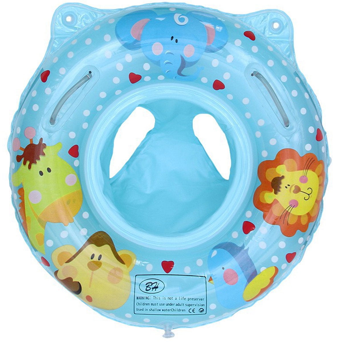 Baby Inflatable Carshaped Swimming Pool Float Lifebuoy Ring Seat Trainer  With Wheel Horn - WeFlatables.com - Experience the joy of inflatables