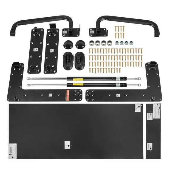 Murphy Bed Kit Full Size Vertical DIY Wall Bed Folding - Space Saving Lift Mechanism, Queen Mattress Compatible, Durable Steel Frame