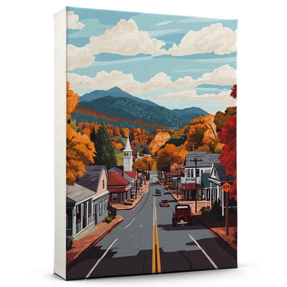 Murphy Canvas, Travel Canvas, City Prints Wall Decor, North Carolina Canvas Decor, Murphy Travel Canvas, North Carolina Canvas - 106AZ938