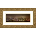 thumbnail image 1 of Murphy, Daniel 24x11 Gold Ornate Wood Framed with Double Matting Museum Art Print Titled - Hong Kong Island, 1 of 4
