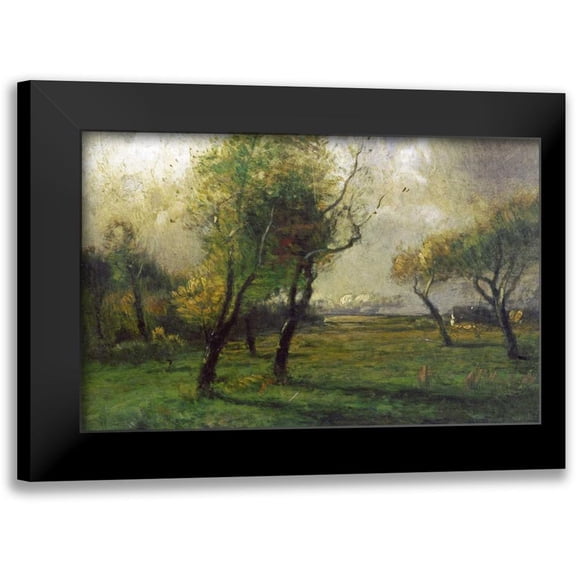 Murphy, J. Francis 14x10 Black Modern Framed Museum Art Print Titled - Autumn Glow