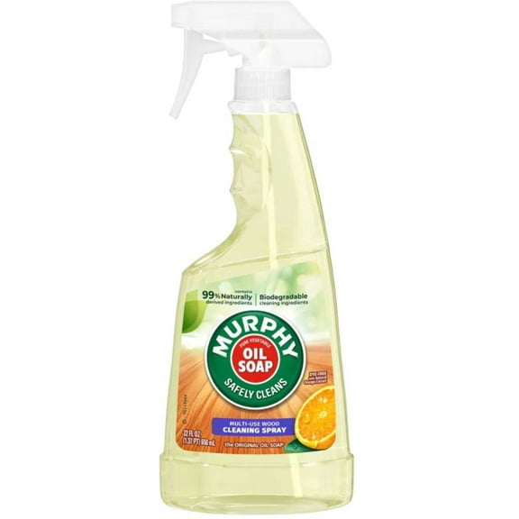 Murphy Multi-Use Wood Cleaner, Natural Orange Oil, 22 oz (Pack of 4)