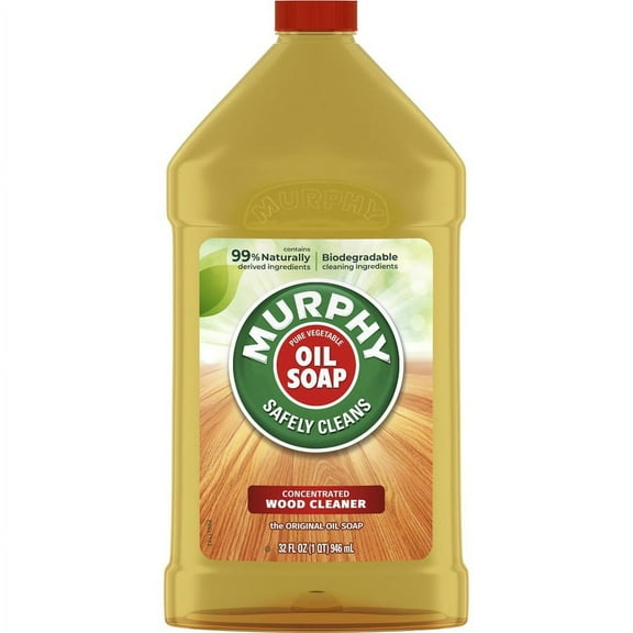 Murphy Oil Soap Wood Cleaner - Ready-To-Use Oil - 32 fl oz (1 quart) - Bottle - 1 Each - Gold | Bundle of 5 Each