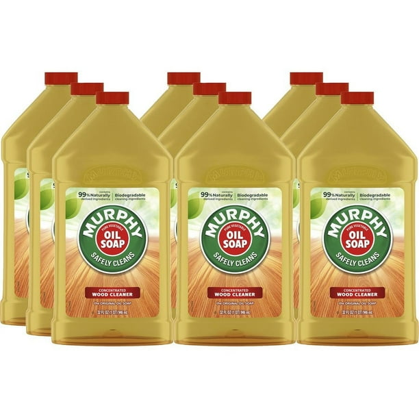 Murphy Oil Soap Wood Cleaner - Ready-To-Use - 32 fl oz (1 quart)Bottle - 9 / Carton - Phosphate-free, Ammonia-free, Bleach-free - Gold Murphy Oil Soap Wood Cleaner - Ready-To-Use - 32 fl oz (1 quart)Bottle - 9 / Carton - Phosphate-free, Ammonia-free, Bleach-free - Gold