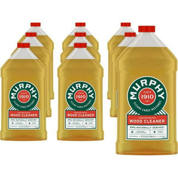 Murphy Oil Soap Wood Cleaner - Ready-To-Use - 32 fl oz (1 quart)Bottle - 9 / Carton - Phosphate-free, Ammonia-free, Bleach-free - Gold Murphy Oil Soap Wood Cleaner - Ready-To-Use - 32 fl oz (1 quart)Bottle - 9 / Carton - Phosphate-free, Ammonia-free, Bleach-free - Gold