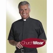 Murphy Robes 36180 Clerical Shirt Short Sleeve With Tab 16 In Black