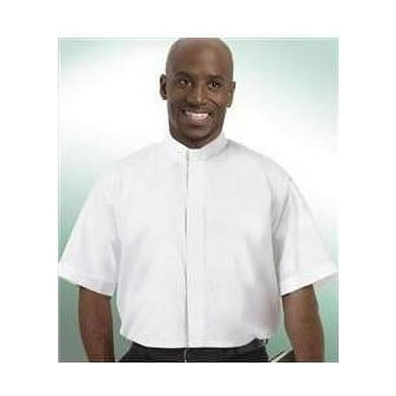 Murphy Robes 42002 Clerical Shirt Short Sleeve With Tab 17.5 In White