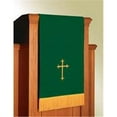 thumbnail image 1 of Murphy Robes 93339 Scarf-Pulpit & Lectern-Pavillion-Reversible-Hunter, Purple & Latin Cross, 1 of 1