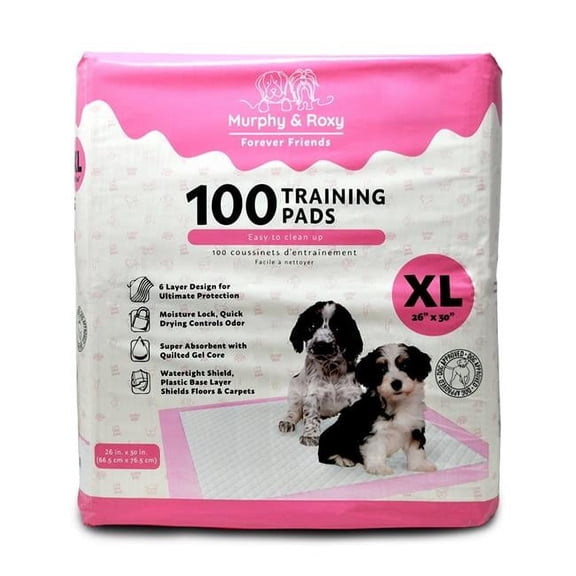 Murphy & Roxy Scented Training Pads XL 26 X 30" 100 Pack