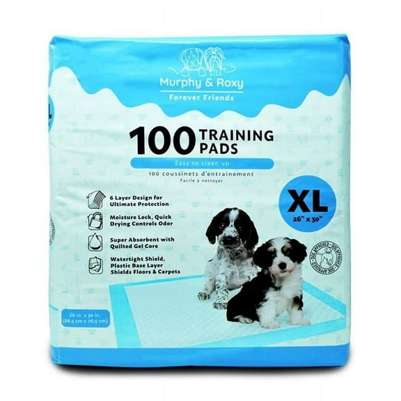 Murphy & Roxy Unscented Training Pads XL 26 X 36" 100 Pack