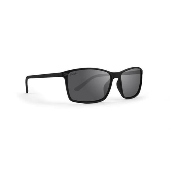 Murphy Sunglass with Polarized Smoke Lens - Black