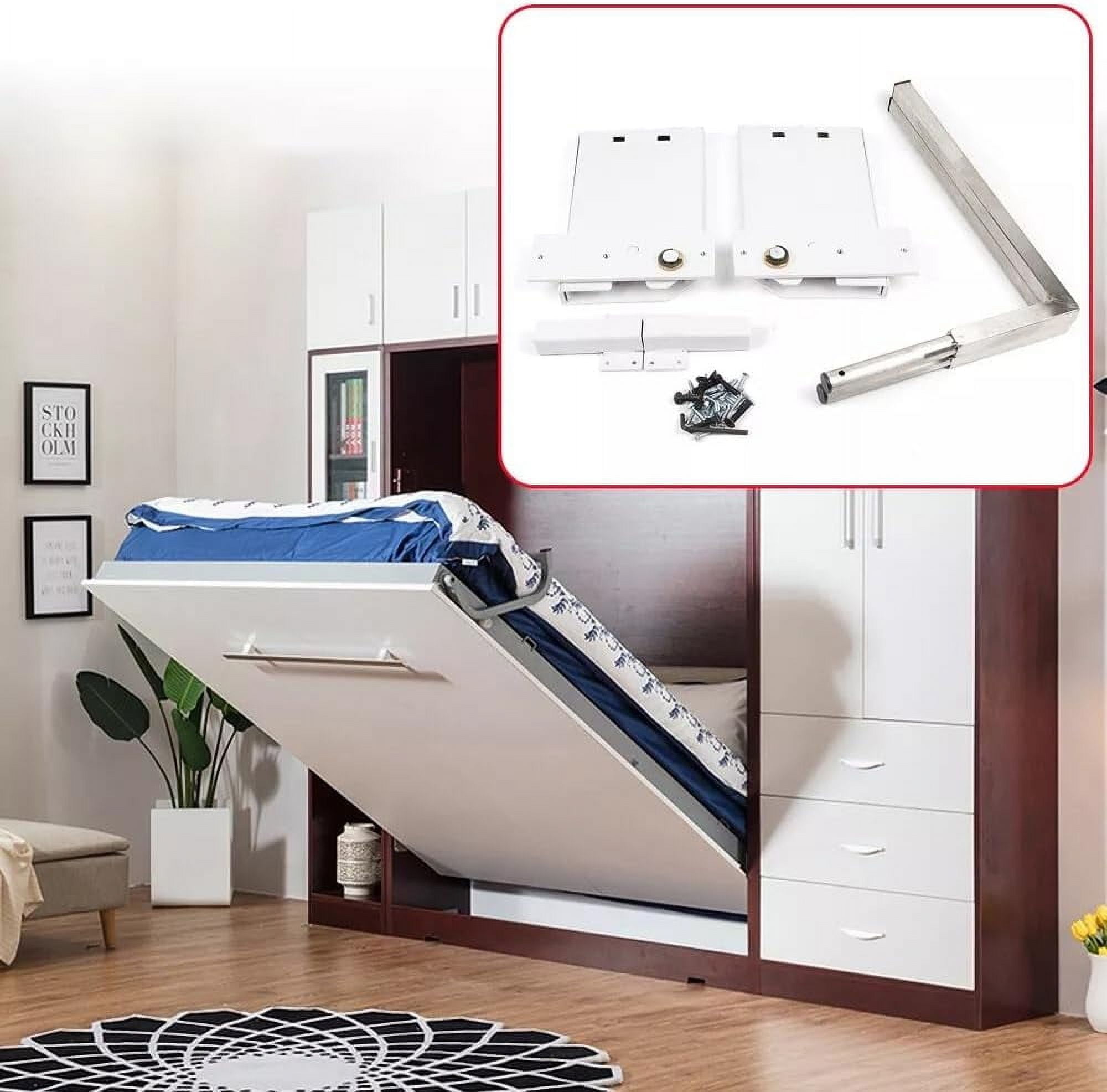 Murphy Wall Bed Springs DIY Murphy Bed Kit Mechanism Hardware Kit ...