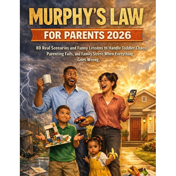 Murphy's Law for Parents 2026: 80 Real Scenarios and Funny Lessons to Handle Toddler Chaos, Parenting Fails, and Family , (Paperback)