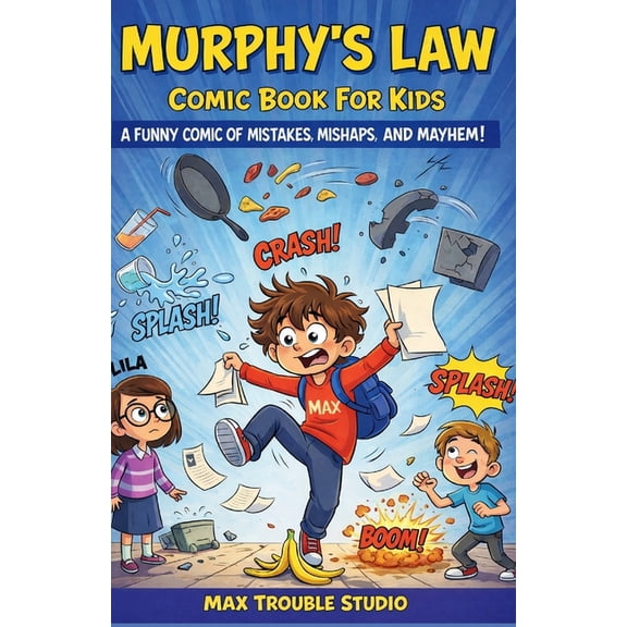 Murphy's Law Comic Book For Kids: A Funny Comic of Mistakes, Mishaps, and Mayhem!, (Paperback)