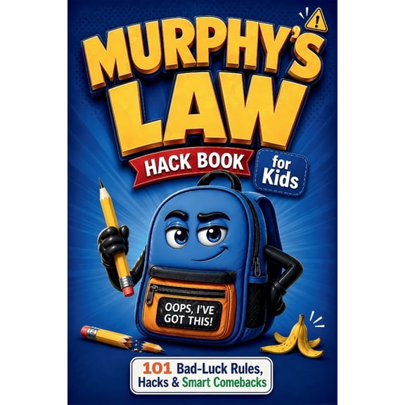 Murphy's Law Hack Book for Kids: 101 Funny Bad-Luck Rules, Quick Hacks & Smart Comebacks to Help Kids Laugh, Reset & Kee, (Paperback)