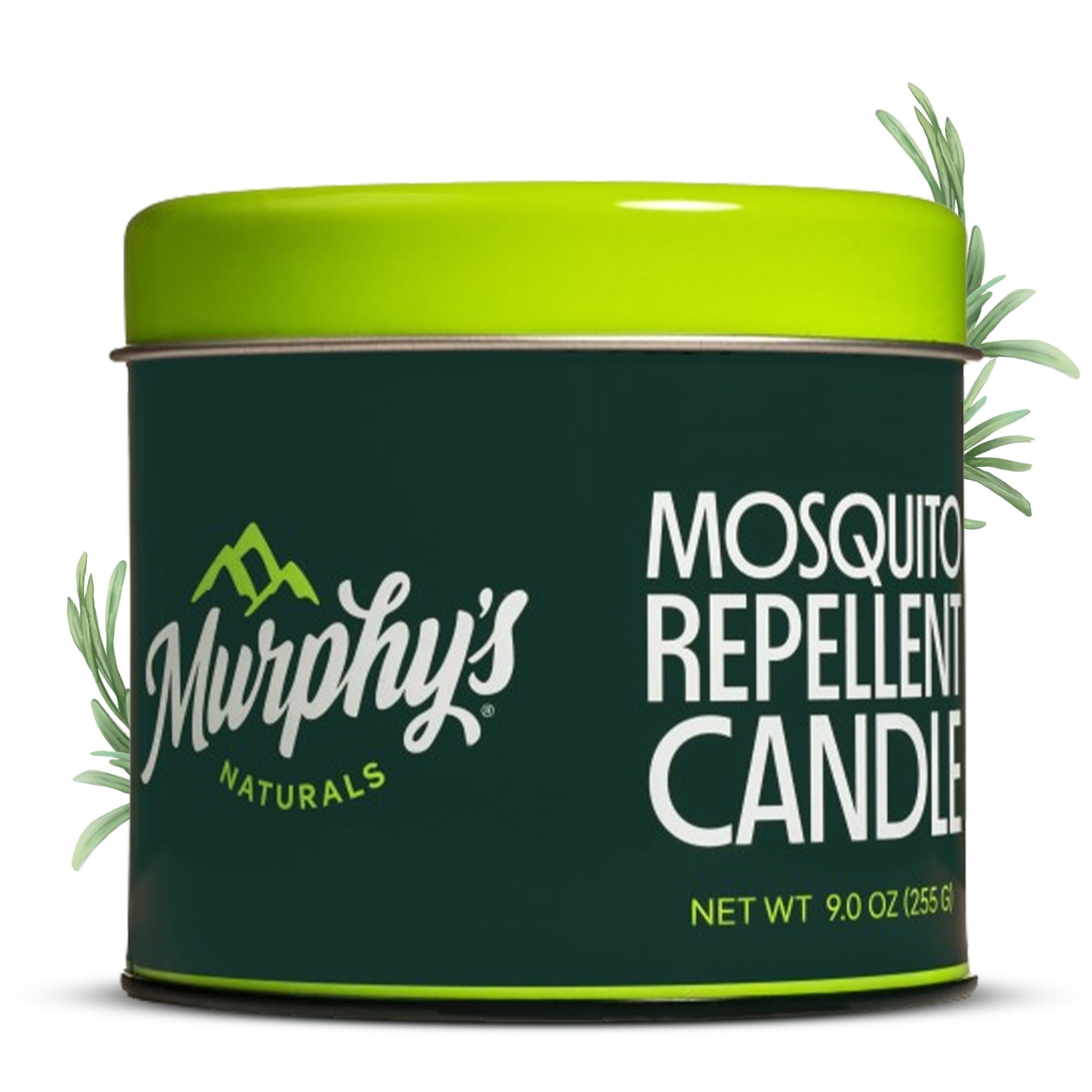 Murphy’s Naturals Mosquito Repellent Candle with Citronella & Essential Oils, Soy & Beeswax, 30 Hour Burn, 9oz