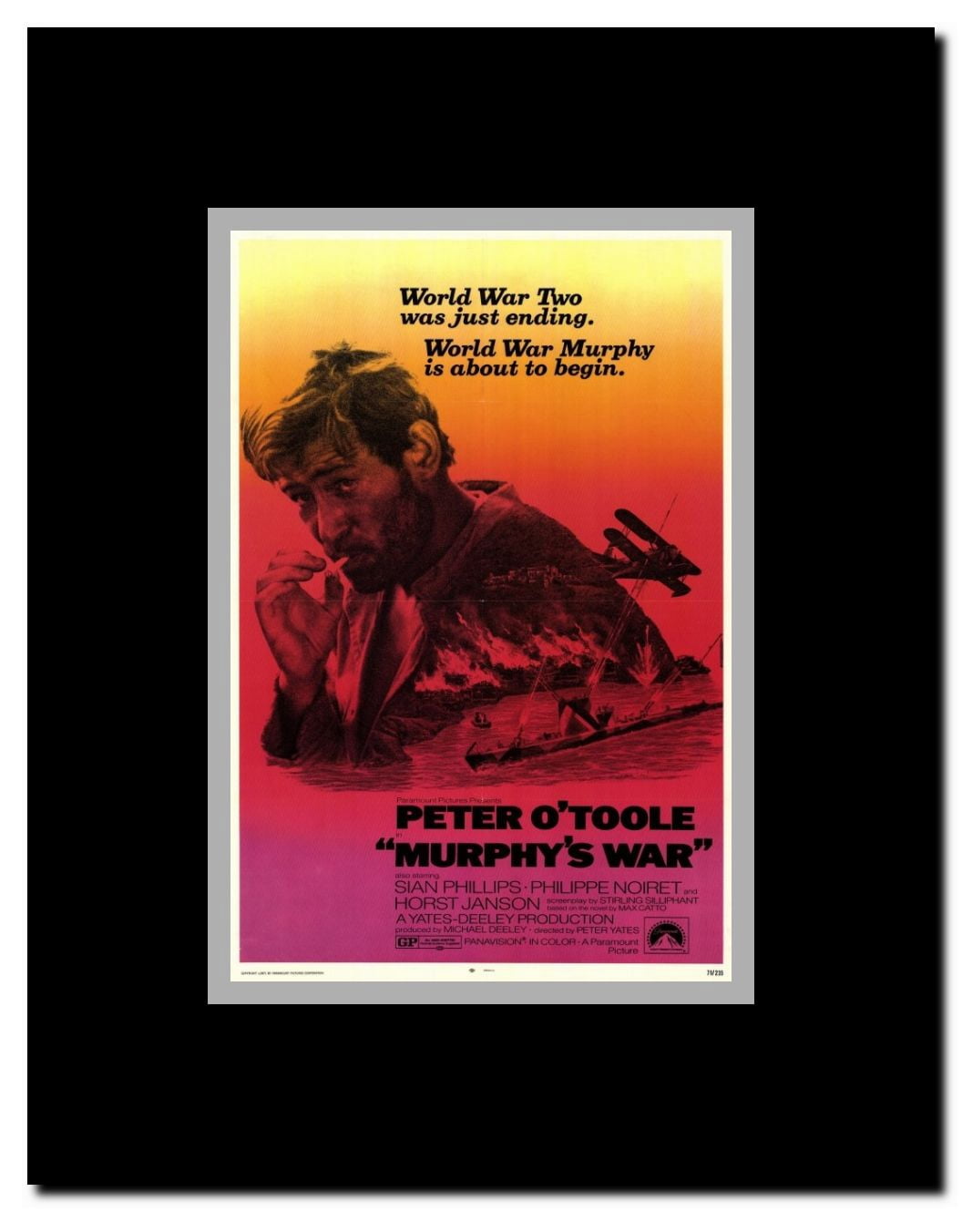 Murphy's War Framed Movie Poster