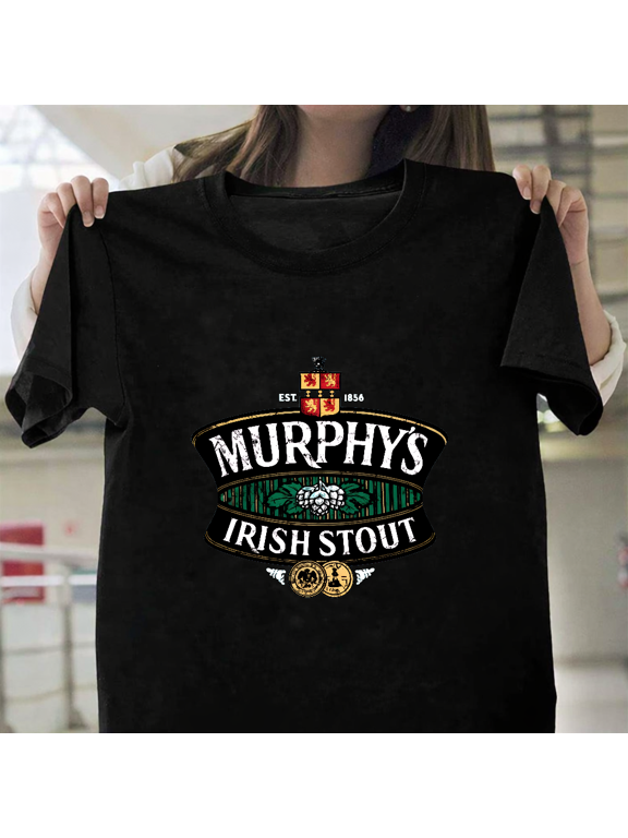 Murphys Irish Stout Vintage Worn Look Beverage Unisex T-Shirt, up to size 3XL.