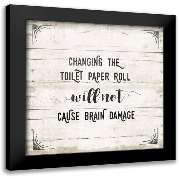 Murray, Amanda 12x12 Black Modern Framed Museum Art Print Titled - TP Roll