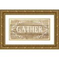 thumbnail image 1 of Murray, Amanda 14x9 Gold Ornate Wood Framed with Double Matting Museum Art Print Titled - Gather, 1 of 4