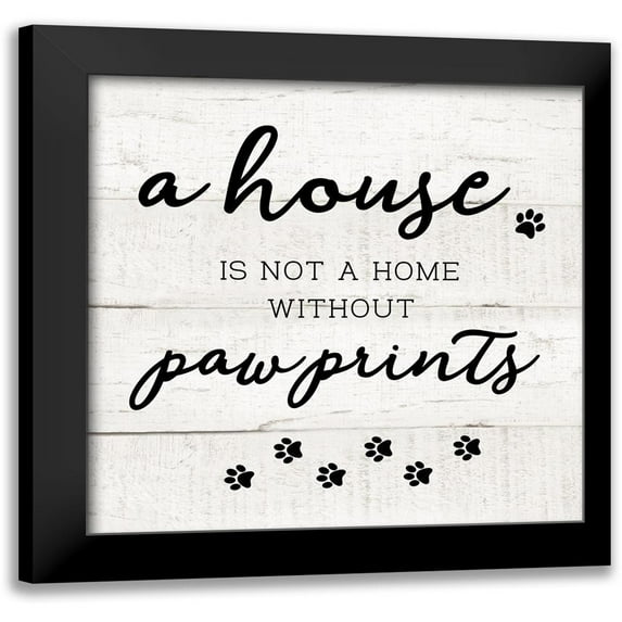 Murray, Amanda 15x15 Black Modern Framed Museum Art Print Titled - Home Pawprints