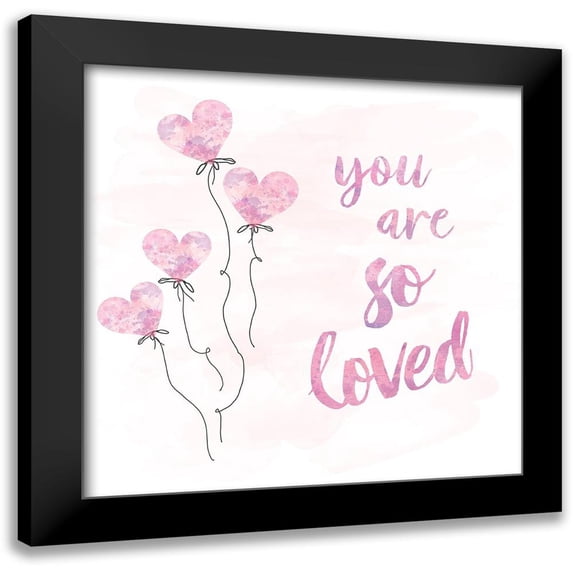 Murray, Amanda 15x15 Black Modern Framed Museum Art Print Titled - So Loved