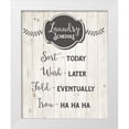 thumbnail image 1 of Murray, Amanda 15x18 White Modern Wood Framed Museum Art Print Titled - Laundry Schedule, 1 of 4