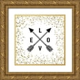 thumbnail image 1 of Murray, Amanda 20x20 Gold Ornate Wood Framed with Double Matting Museum Art Print Titled - LOVE, 1 of 4