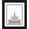 thumbnail image 1 of Murray, Amanda 20x24 Black Ornate Wood Framed with Double Matting Museum Art Print Titled - Caticorn I, 1 of 4
