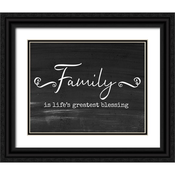 Murray, Amanda 24x20 Black Ornate Wood Framed with Double Matting Museum Art Print Titled - Greatest Blessing