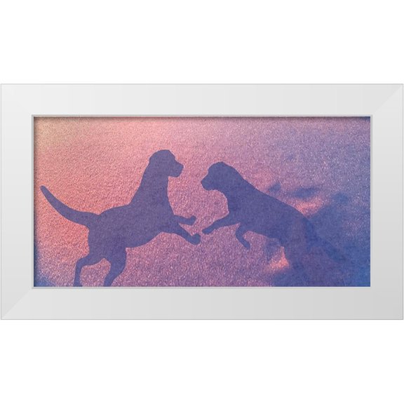 Murray Henderson Fine Art 14x9 White Modern Wood Framed Museum Art Print Titled - Lab Shadows