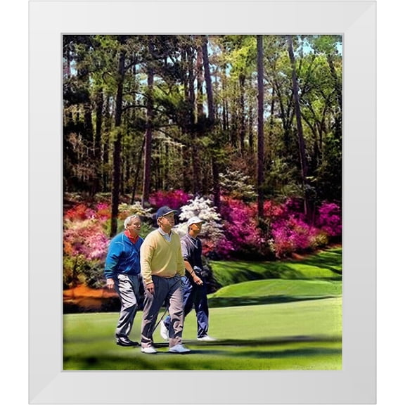 Murray Henderson Fine Art 26x30 White Modern Wood Framed Museum Art Print Titled - Master 96