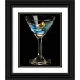 thumbnail image 1 of Murray Henderson Fine Art 26x32 Black Ornate Wood Framed with Double Matting Museum Art Print Titled - Sharktini, 1 of 4