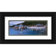 thumbnail image 1 of Murray Henderson Fine Art 32x14 Black Ornate Wood Framed with Double Matting Museum Art Print Titled - Bora Bora, 1 of 4