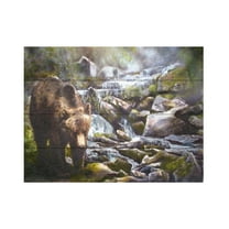 Murray Henderson Fine Art 'Bear 2' Wood Slat Art 12x16