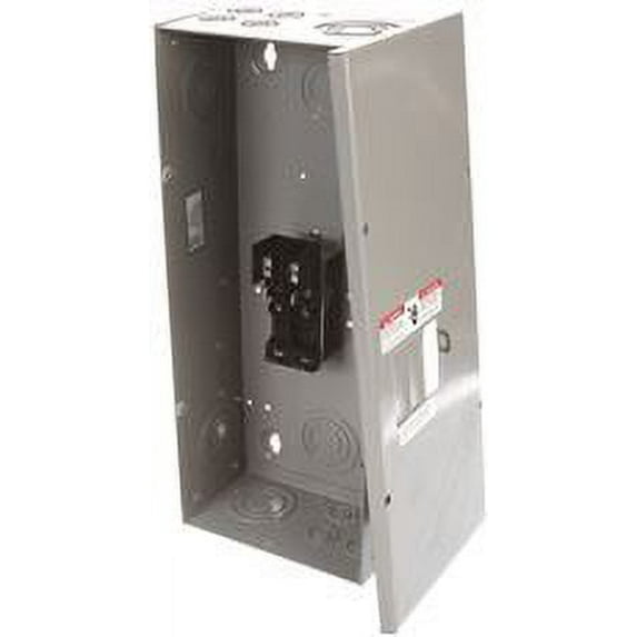 Murray Lc002Hs Load Center, 3 Spaces, 4 Circuits, 125 Amp Main Lug, Indoor, Surface Mount