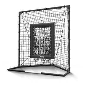 Murray Sporting Goods 9 Hole Pitching Net for Baseball & Softball, Built-in Backstop, Suspended Strike Zone Target, Heavy Duty Steel Frame