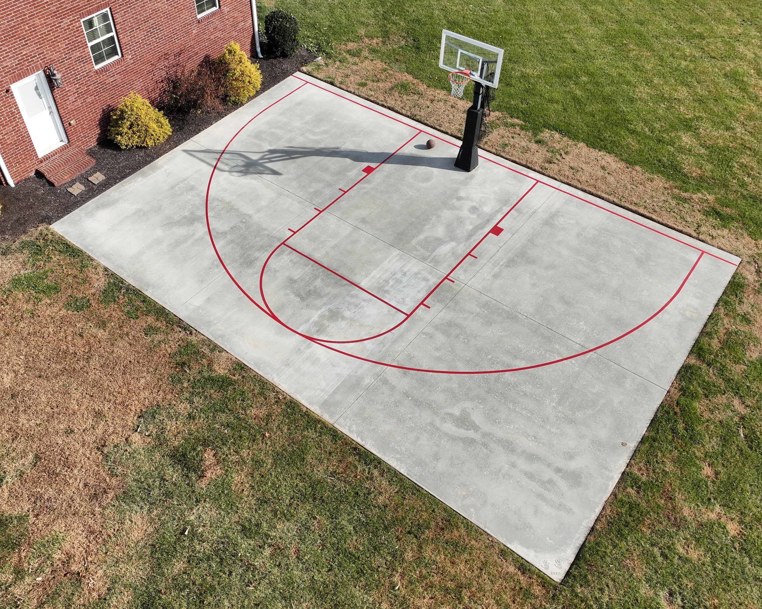 Murray Sporting Goods Basketball Stencil Court Marking Kit for Driveway