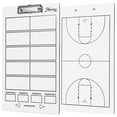 thumbnail image 1 of Murray Sporting Goods Basketball Timeout Dry Erase Coaches Clipboard | Double-Sided Basketball Court Clipboard Dry Erase White Board | Basketball Gift for Coach, 1 of 6