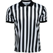 Murray Sporting Goods Men's Official Pro-Style Collared Referee Shirt, Officiating Jersey for Basketball, Football, Volleyball (X-Large)