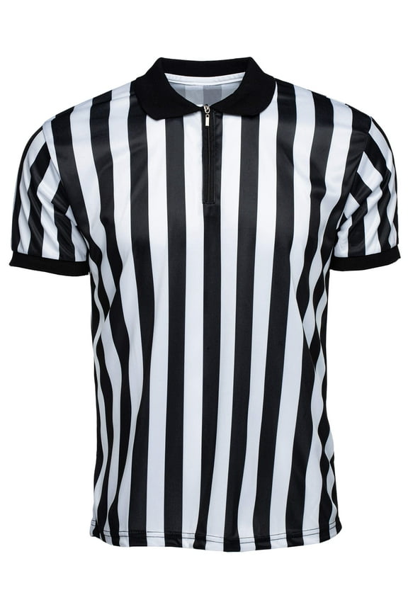 Goods Men's Official Pro-Style Collared Referee Shirt, Officiating Jersey for Basketball, Football, Volleyball (XXX-Large)