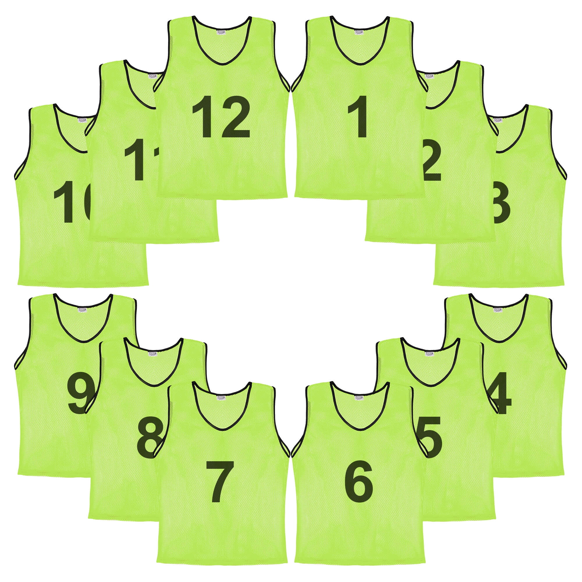 Murray Sporting Goods Nylon Mesh Scrimmage Practice Vests Set of 12