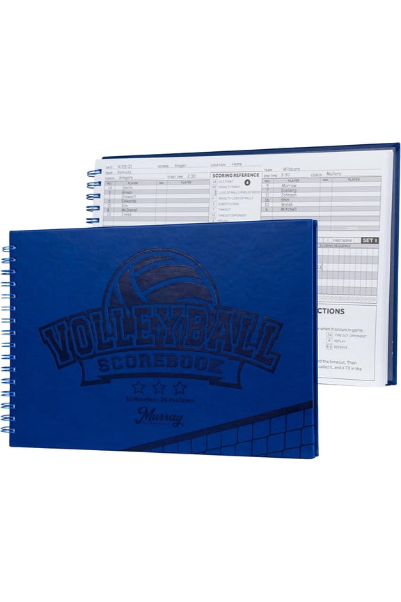 Goods Premium Volleyball Scorebook - 60 Matches