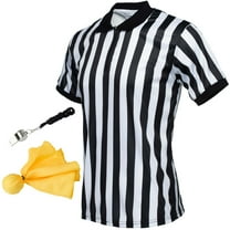 Murray Sporting Goods Referee Shirt Bundle Kit - Referee Shirt, Flag & Whistle (Large)