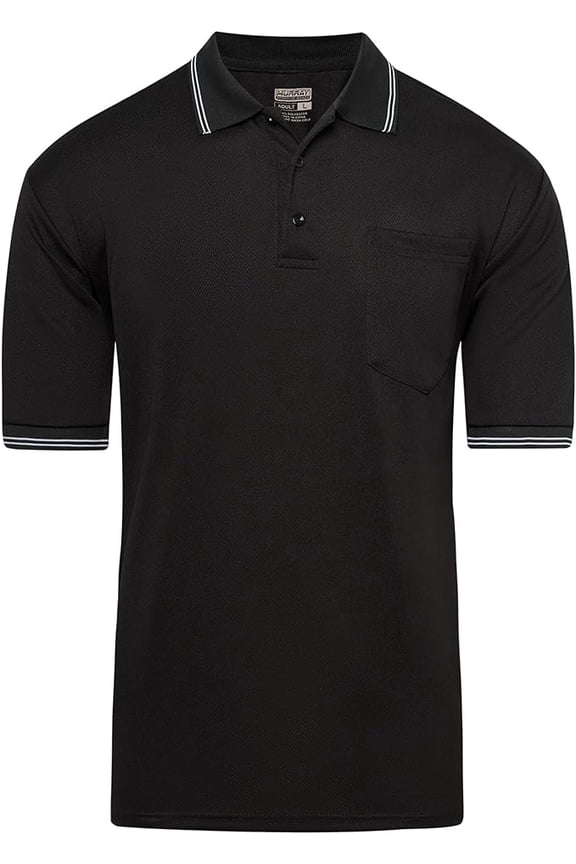 Goods Short Sleeve Polo Baseball and Softball Umpire Shirt - Sized for Chest Protector