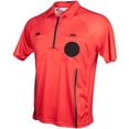 thumbnail image 1 of Murray Sporting Goods USSF Pro-Style Soccer Referee Jersey - Short Sleeve | Officials Short Sleeve Soccer Referee Shirt (Red, X-Large), 1 of 7