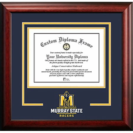 Campus Images NCAA Murray St. Racers Spirit Diploma Frame 11 x 14 Inches Mahogany